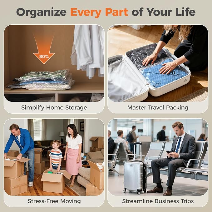Nicetree 24-Pack Vacuum Storage Bags - Image 8