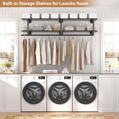 Aheaplus Industrial Pipe Clothes Rack - Image 4