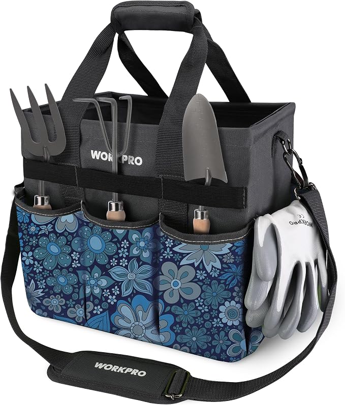 WORKPRO Garden Tool Bag Organizer, Heavy Duty Gardening Tote Bag by WORKPRO