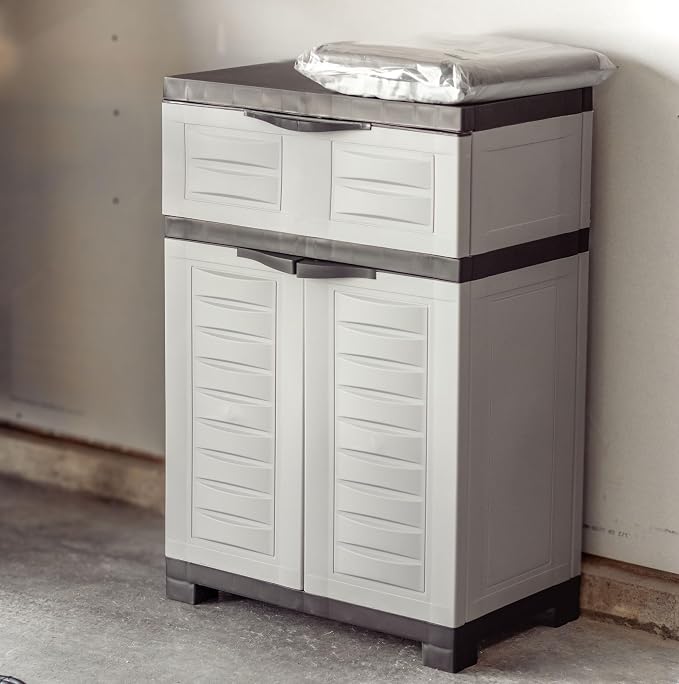 Sunnydaze 34.5" Garage Storage Cabinet - Image 7