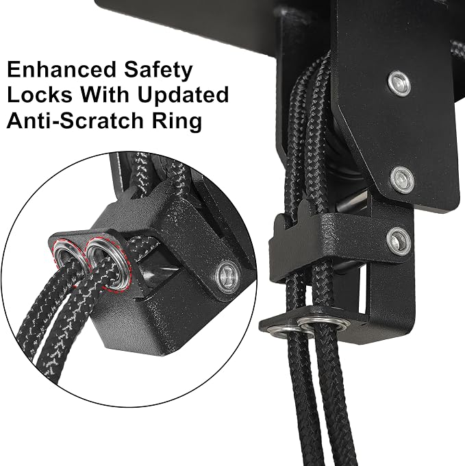 2025 Upgrade Cargo Box Garage Pulley System, Garage Ceiling Hoist Heavy-Duty - Image 3