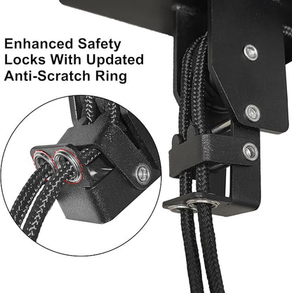 2025 Upgrade Cargo Box Garage Pulley System, Garage Ceiling Hoist Heavy-Duty - Image 3
