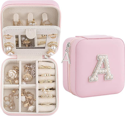 Birthday Gifts For Women, Initial Jewelry Box, Travel Jewelry Case, Gifts for by Unknown