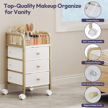 SWTYMIKI Rolling Makeup Organizer Cart - Image 7