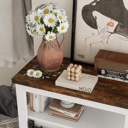 Panana Farmhouse Bathroom Floor Cabinet, Sliding Barn 3 Drawers & 1 Door - Image 6
