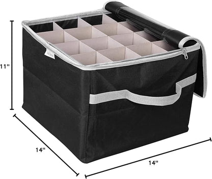 Christmas Ornament Storage Box, Organizer Holds Up to 48 Xmas Balls - Image 7