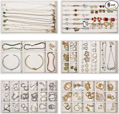 Stackable Jewelry Organizer Trays by Teppdfann