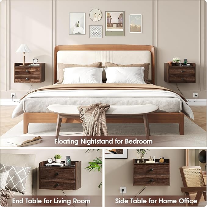 Floating Nightstand Set of 2 - Image 7