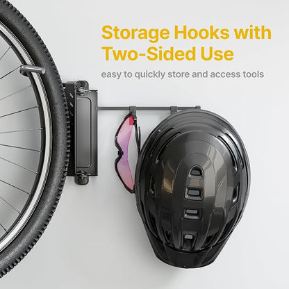 monTEK Swivel Bike Wall Mount, Bike Hangers - Image 3