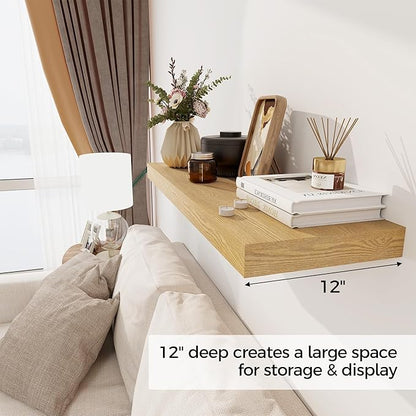 Floating Shelves 36 Inch Long, 12 Inch Deep Floating Shelves - Image 4