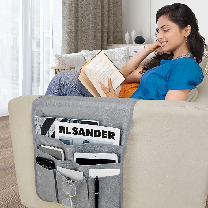 Teniux Remote Control Holder GRS Certified Armrest Organizer - Image 6