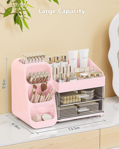 Makeup Organizer with Drawers, Skincare Organizer, Storage Box Cosmetic Display - Image 4