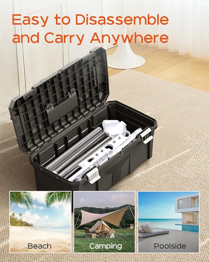 CASAMAYA Clothes Drying Rack Foldable, 70.9 inch Tripod Drying Rack - Image 7