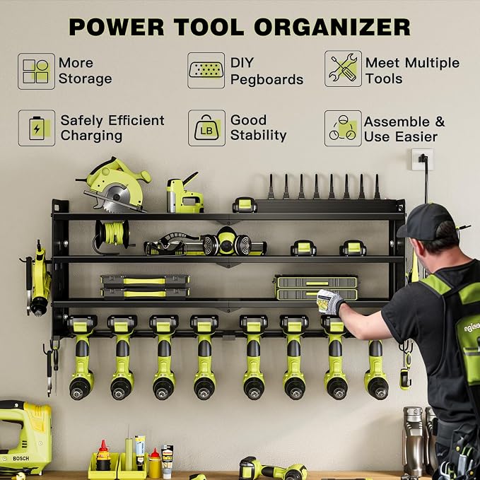 Power Tool Organizer Wall Mount - Image 2