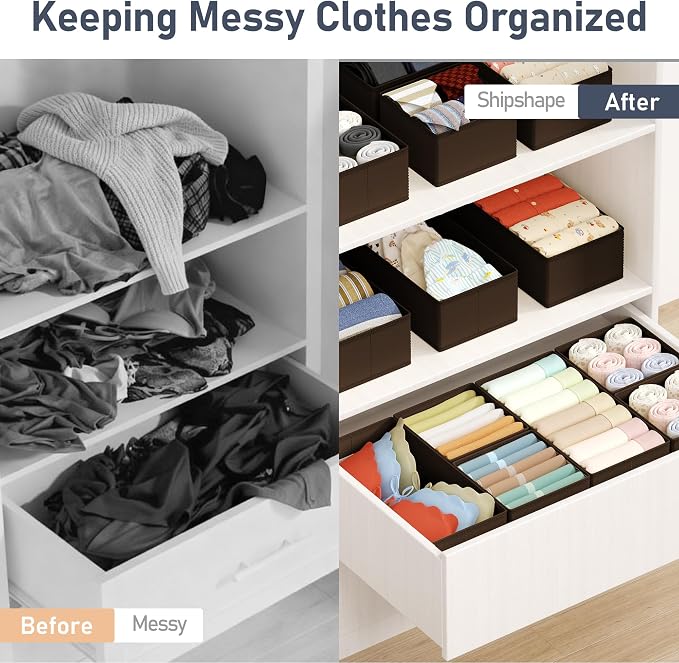 DIMJ Drawer Organizer Clothes Storage - Image 4