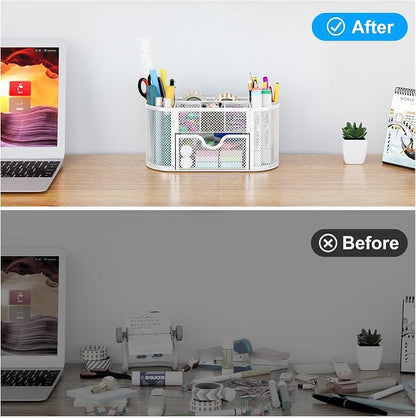 EasyPAG Mesh Pen Holder Desk Organizer - Image 5
