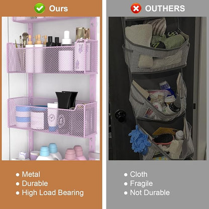 VyGrow Over The Door Organizer, Metal Door Organizer Hanging - Image 6