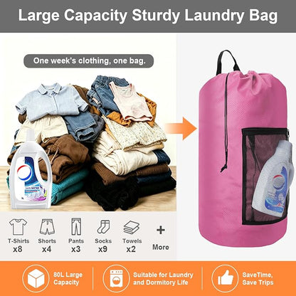 Laundry Bag Backpack Durable Laundry Bag - Image 6