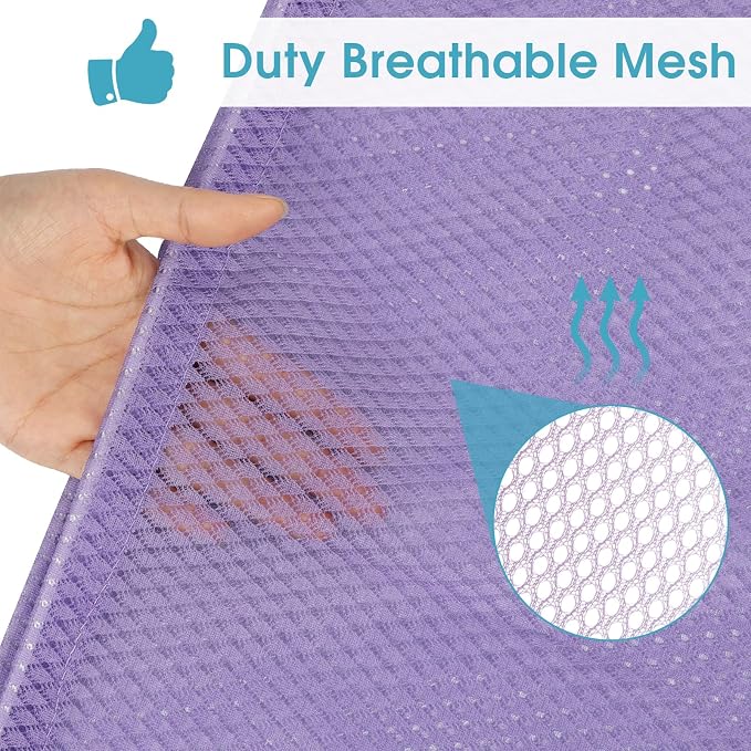 2 Pack Mesh Laundry Bags, 23 x 34 Inches Heavy Duty Mesh Laundry Bag, Large - Image 3