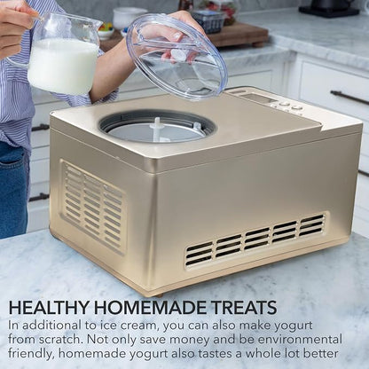 Whynter Ice Cream Maker Machine & Yogurt Automatic 2 Qt. - Image 4