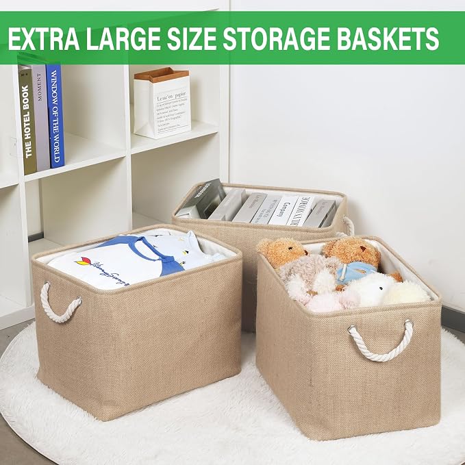 Bidtakay Fabric Storage Baskets - Image 3