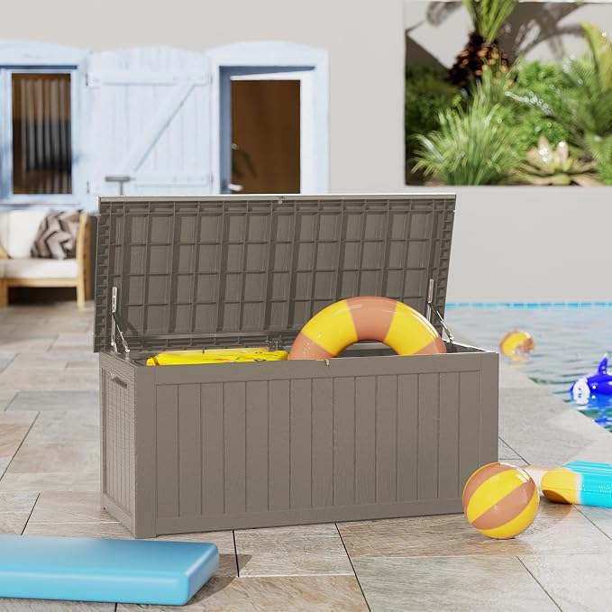 270 Gallon Heavy Duty Outdoor Storage Box - Image 9