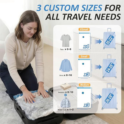Cozy Essential Travel Vacuum Storage Bags - Image 4