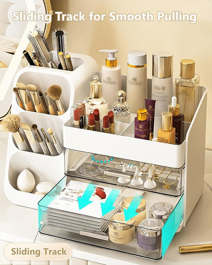 Makeup Organizer with Drawers, Skincare Organizer, Storage Box Cosmetic Display - Image 5