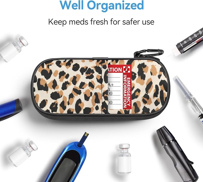 Insulin Cooler Travel Case Diabetic Medication Insulated Cool Organizer - Image 3