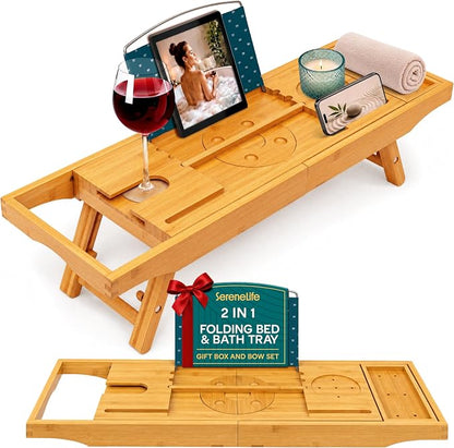 SereneLife 2 in 1 Bed and Bath Tray by SereneLife
