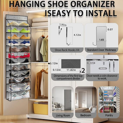 Over The Door Shoe Organizer - Image 4