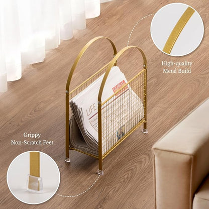 PUERSI Freestanding Magazine Holder – Modern Touch Handbag Design, Magazine - Image 5