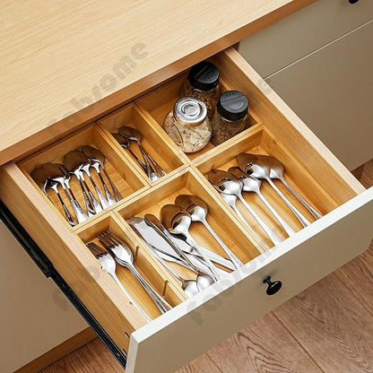 Fabsome Drawer Organizer, Small Wooden Container Tray - Image 5