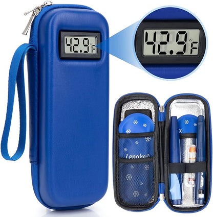 Insulin Cooler Travel Case TSA Approved, Temperature Display Insulin TravelCase by Lengke