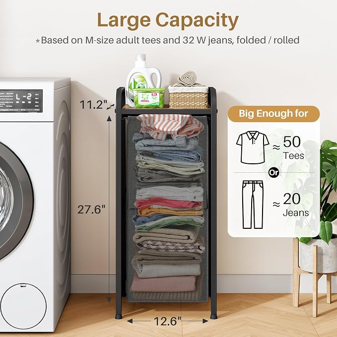 Kitstorack Laundry Hamper, Laundry Basket, Laundry Sorter - Image 3