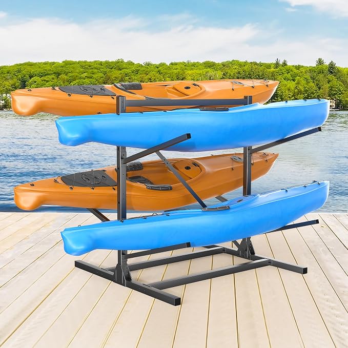 Ultrawall Kayak Storage Rack, Freestanding Kayak Racks by UltrawallGarageTools