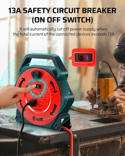 DEWENWILS Extension Cord Reel - Image 6