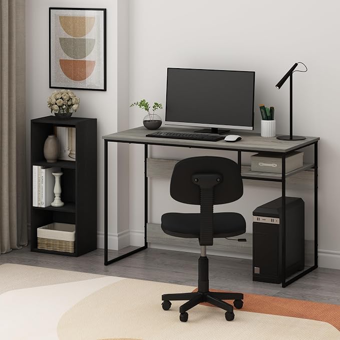 Furinno LUDER Book Shelf, 3-Cube Bookcase, Open Storage Shelf, 9.3 x 12 x 31.5 - Image 7