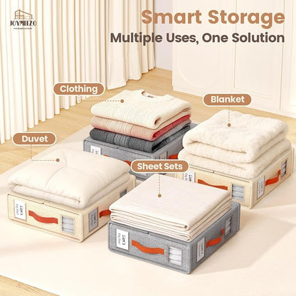 4 Pack Bed Sheet Organizers and Storage - Image 6
