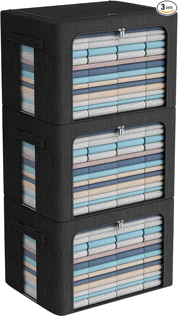 CYhom 3Pack Foldable Storage Bins by CYhom