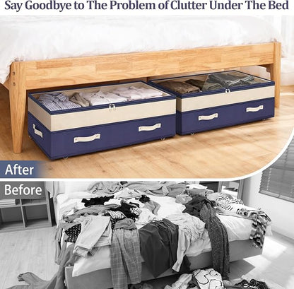 Dolicer 2 Pack Under Bed Storage - Image 8