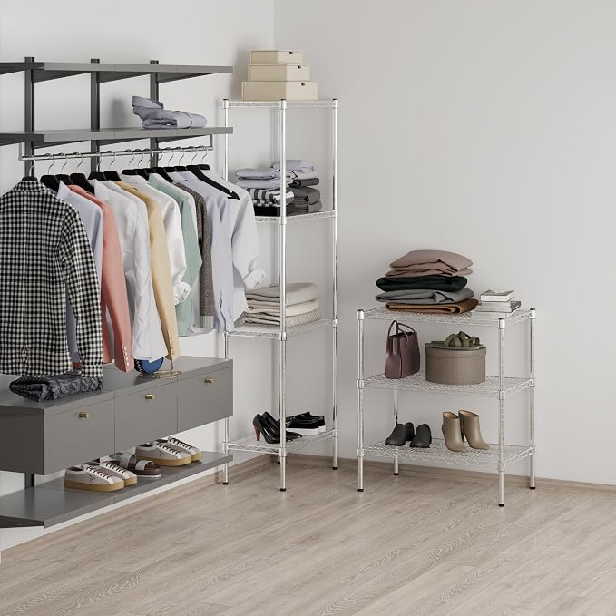18" Deep x 30" Wide x 34" Height Wire Shelving Kit | 3-Tier | NSF Commercial - Image 7