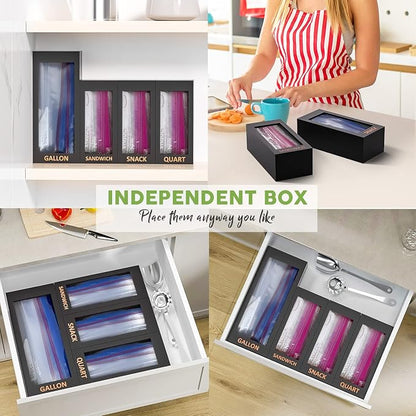 DALSHABET Bamboo Storage Bag Organizer - Image 6