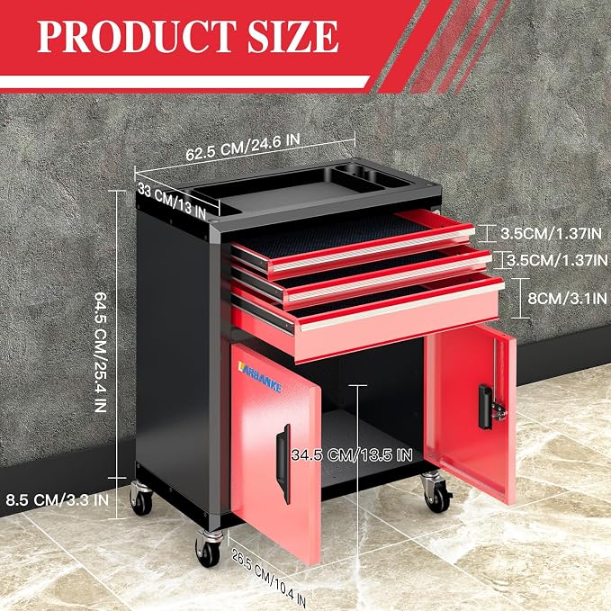 LARBANKE Rolling Tool Chest - Image 3