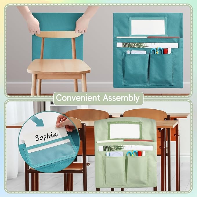 gisgfim 12 Pcs Small Chair Pockets - Image 5
