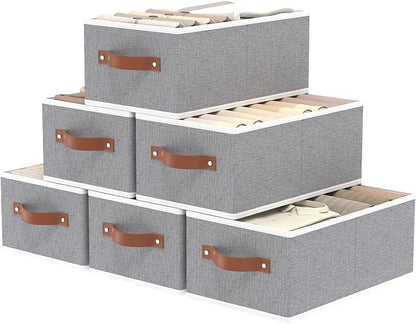 OUTBROS Foldable Bins With Handles, Fabric Storage Boxes, Foldable Bins With by OUTBROS