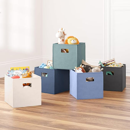 RiverRidge Kids 2pc Fabric Collapsible Storage Cube Organizers - Image 2