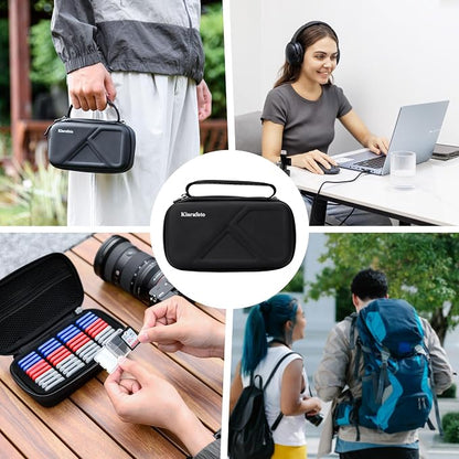 EVA PU SD Card Case with 40 PCS Individual Plastic Memory Card Holder - Image 8