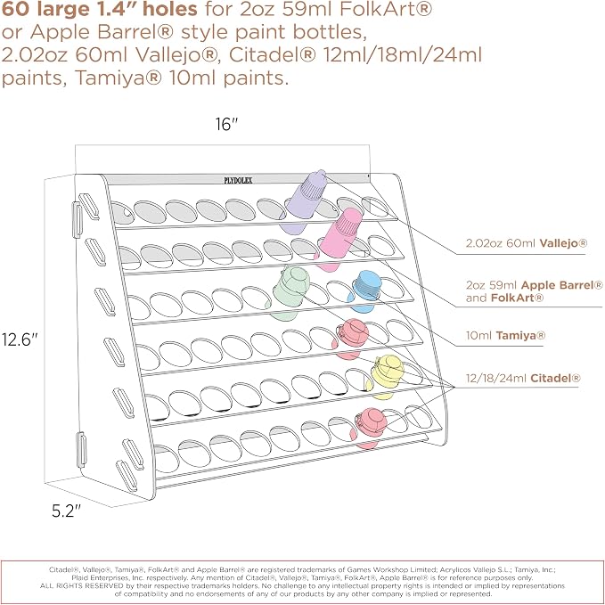 Plydolex Paint Rack for Wall - Image 2