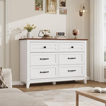 GarveeHome 6 Dresser for Bedroom, 47 in Wide Drawer Dresser - Image 7